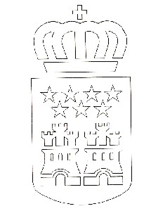 Dibujo de línea del escudo, con todas las posibilidades para ser reproducido por diferentes sistemas.